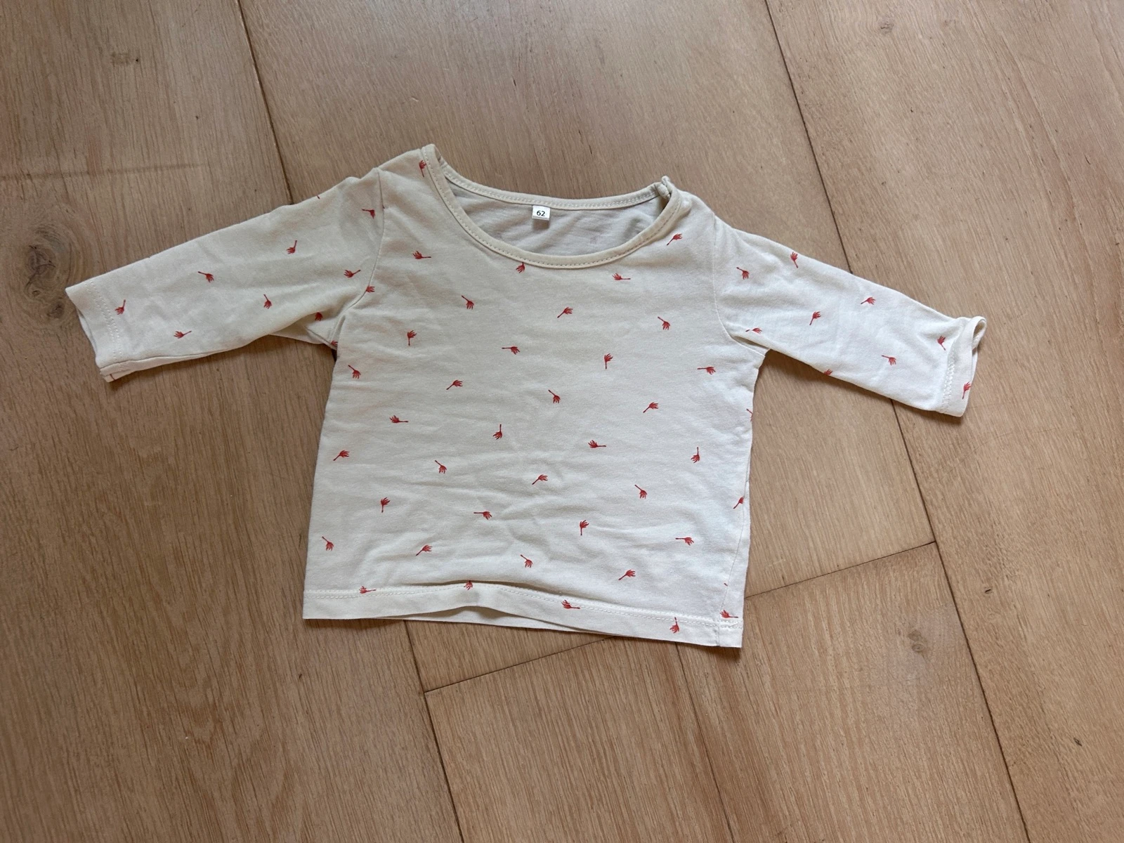Lichte crèmekleurige t-shirt Zeeman
